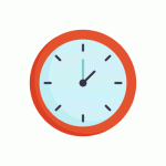 45-clock-time-flat